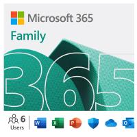 Приложен софтуер Microsoft 365 Family AllLng Sub PK Lic 1YROnline Eurozone C2R NR